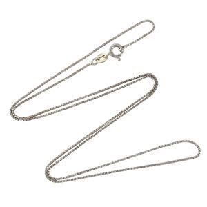 Vintage Italy Sterling Silver 925 Box Chain Necklace 21"